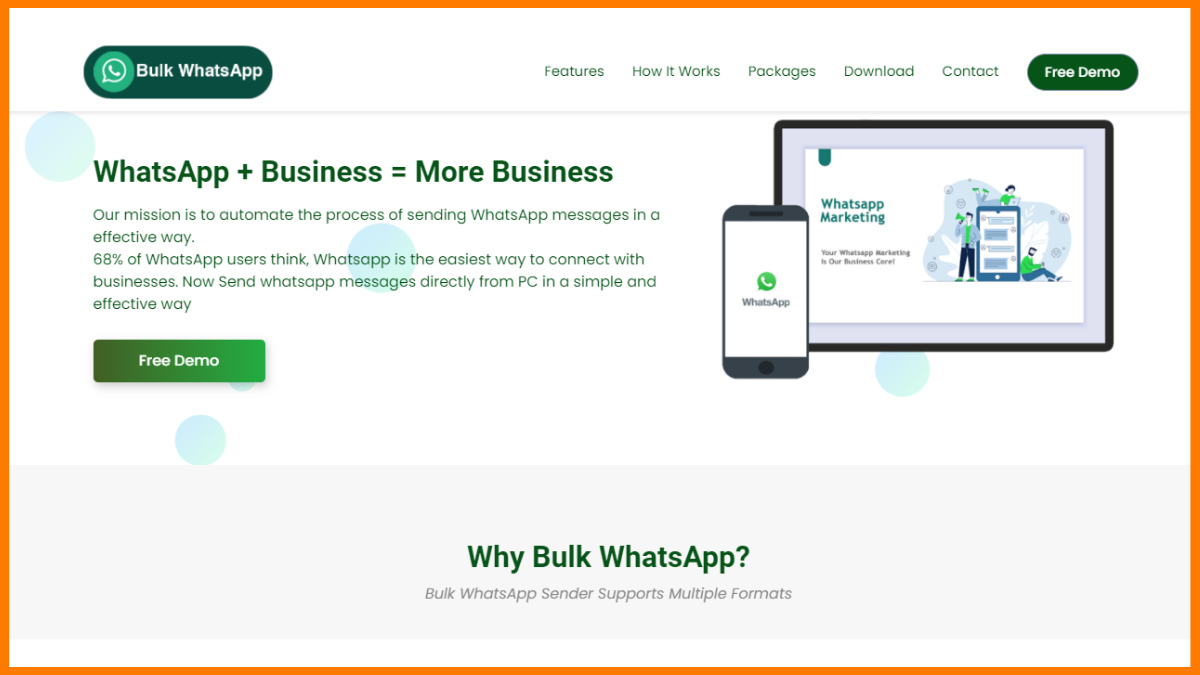 WhatsApp bulk messaging for U.S. e-commerce businesses